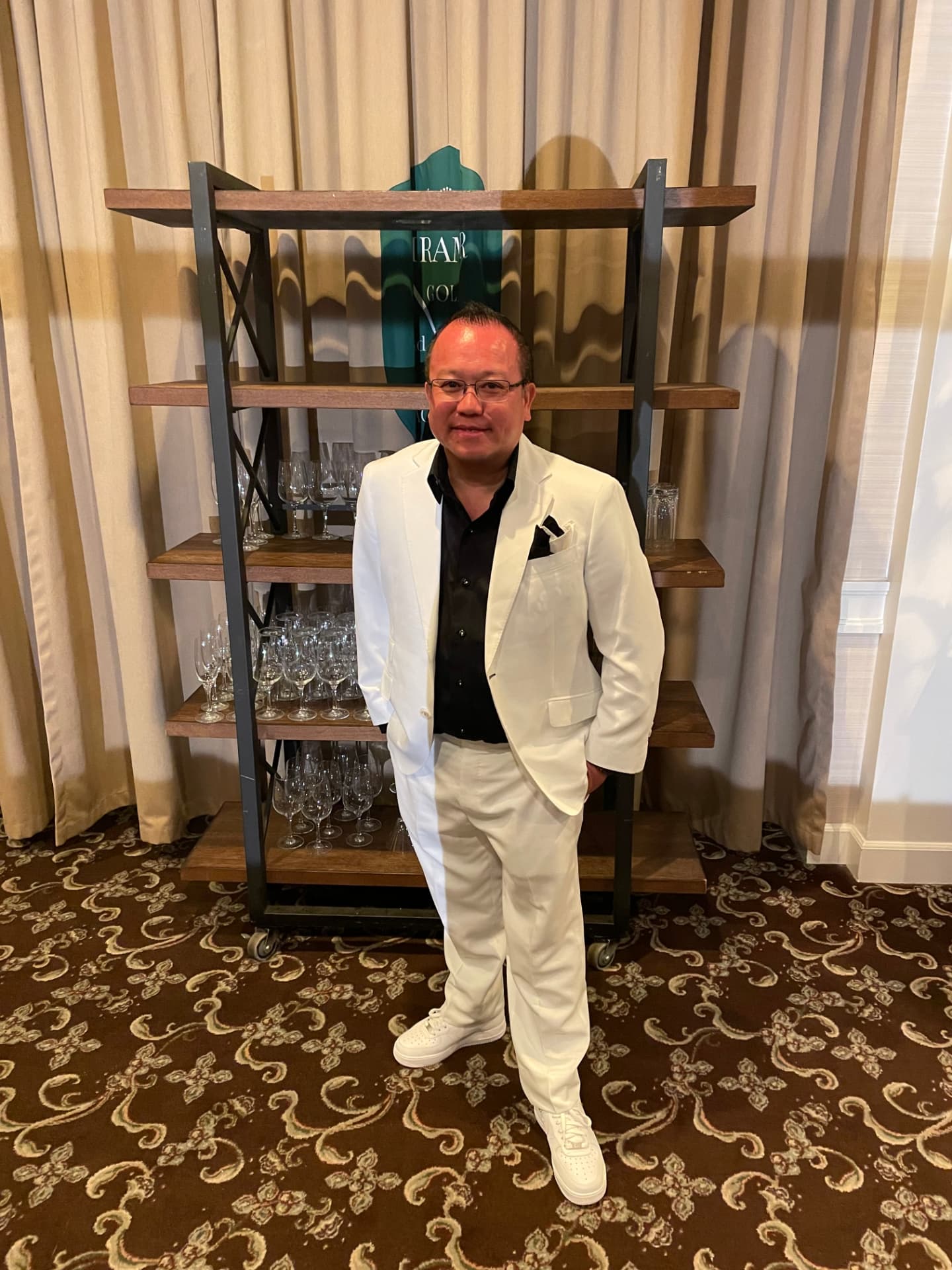 David Nguyen at a client appreciation event